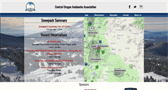 Desktop Screenshot of coavalanche.org